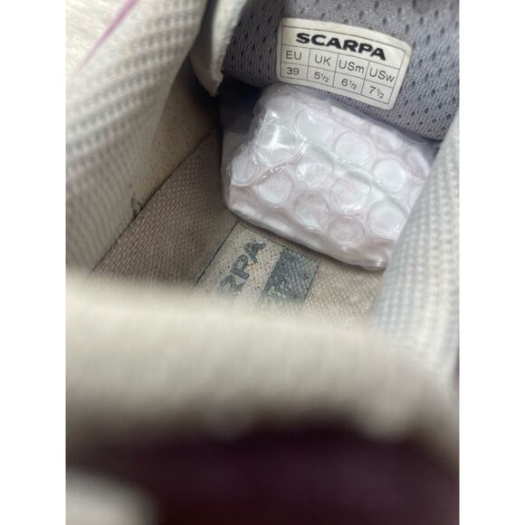 Scarpa Shoes Mojito Vibram Purple Low Top Trail Hiking Suede Women 7.5M US/39EU - Picture 8 of 16